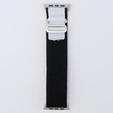 Λουράκι νάιλον για Apple Watch 1/2/3/4/5/6/7/8/SE/ULTRA 42/44/45/49mm, μαύρη / λευκή
