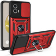 Θήκη για Motorola Moto G73 5G, CamShield Slide, κόκκινο