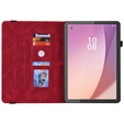 θήκη για το Lenovo Tab M9, Butterfly, κόκκινη