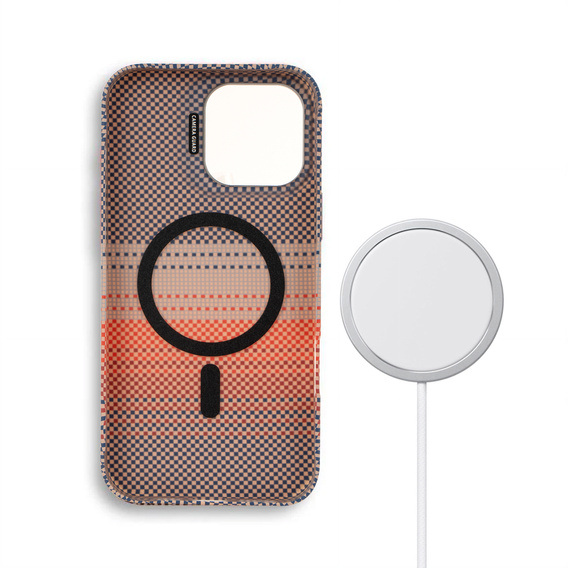 Θήκη για iPhone 15 Pro Max, Πλαίσιο Kickstand, για MagSafe, Sunset Grey