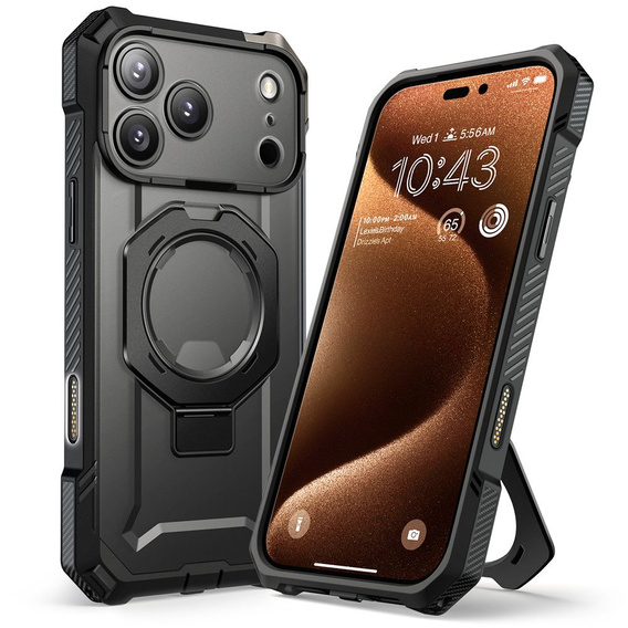 Θήκη Supcase για iPhone 17 Pro Max, Unicorn Beetle Grip Mag, Μαύρο