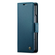 CASEME flip case για Samsung Galaxy Z Fold6 5G, Litchi Wallet, μπλε