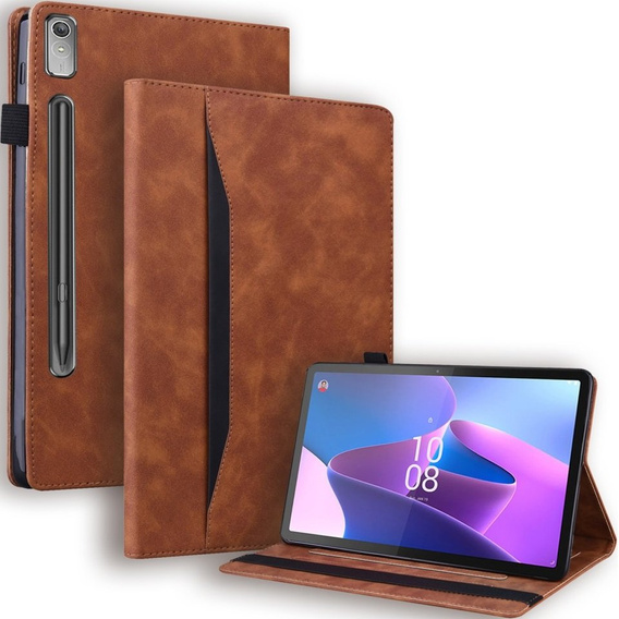 θήκη για Lenovo Tab P11 Pro Gen 2 TB132FU TB132XU 11.2", Classic, με υποδοχή γραφίδας, καφέ
