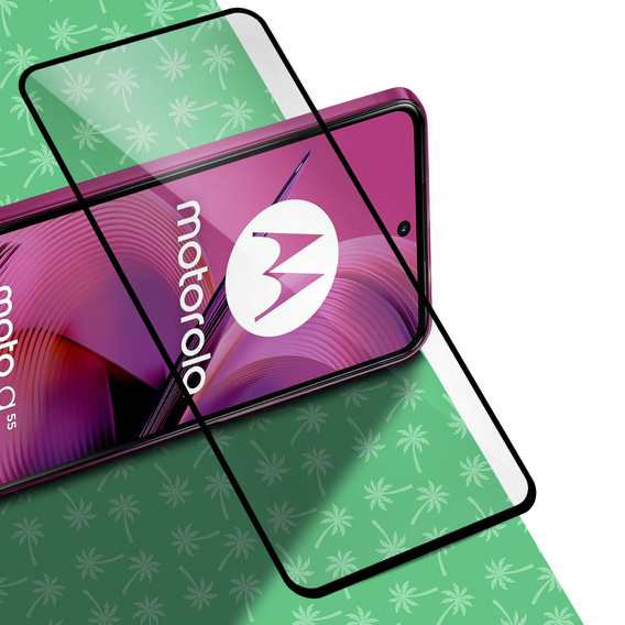 5D Full Glue Smart Palm γυαλί για Motorola Moto G55 5G