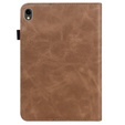 θήκη για Samsung Galaxy Tab S10 Lite / S10 FE / S9 FE / S9, Classic, με υποδοχή γραφίδας, καφέ