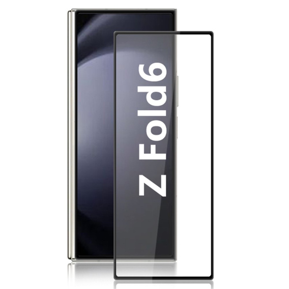 Mocolo Full Glue μετριασμένο γυαλί για Samsung Galaxy Z Fold6 5G, μαύρο πλαίσιο