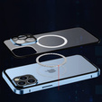 Μαγνητική θήκη MagSafe Dual Glass για iPhone 13 Pro, μπλε