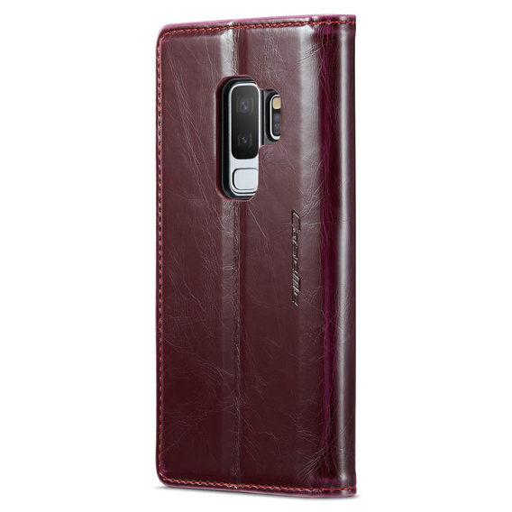 θήκη CASEME για Samsung Galaxy S9+ Plus, Waxy Textured, κόκκινη