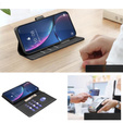 θήκη με πτερύγιο για Honor 200 Lite, BINFEN Wallet, μαύρη