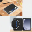 Θήκη για Samsung Galaxy Tab A9+, Business Card and Pen Slot, μαύρη
