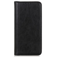 Θήκη για Xiaomi Redmi Note 13 Pro+, Wallet Litchi Leather, μαύρη