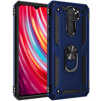 θωρακισμένη θήκη για Xiaomi Redmi Note 8 Pro, Nox Case Ring, μπλε