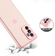 Θήκη για Samsung Galaxy A35 5G, Electro heart, ροζ rose gold + Full Glue Ceramic Glass