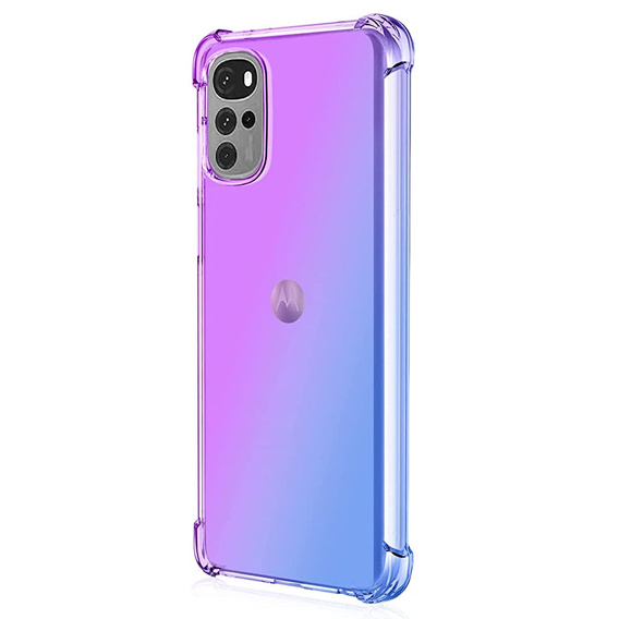 θήκη για το Motorola Moto G22, Gradient Dropproof, Μωβ / μπλε