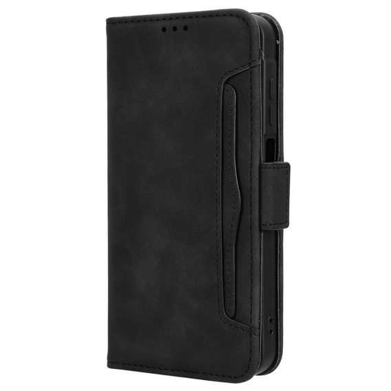 Θήκη με πτερύγιο για Xiaomi Redmi 15C 4G/LTE, Card Slot, μαύρη