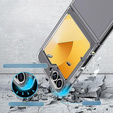 Θήκη για Samsung Galaxy Z Flip7 FE / Z Flip6, Fusion Hybrid, διαφανής