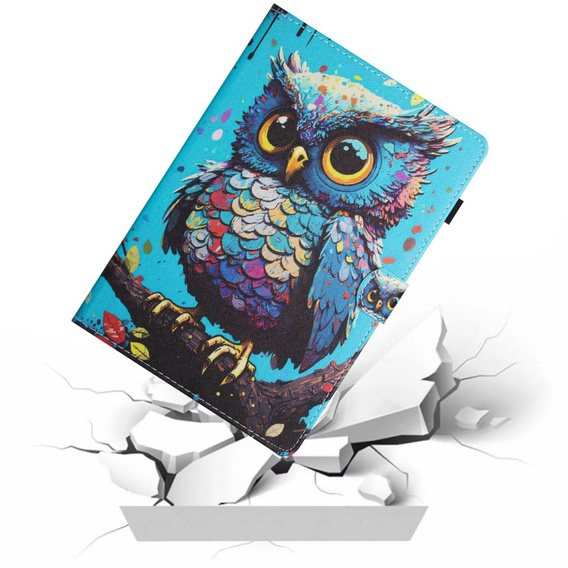 Θήκη για Samsung Galaxy Tab A9 X110 / X115, owl