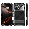 Θωρακισμένη θήκη για iPhone 16 Pro, R-JUST, μαύρη