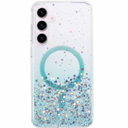 θήκη για Samsung Galaxy S24, Glittery, για MagSafe, πράσινη