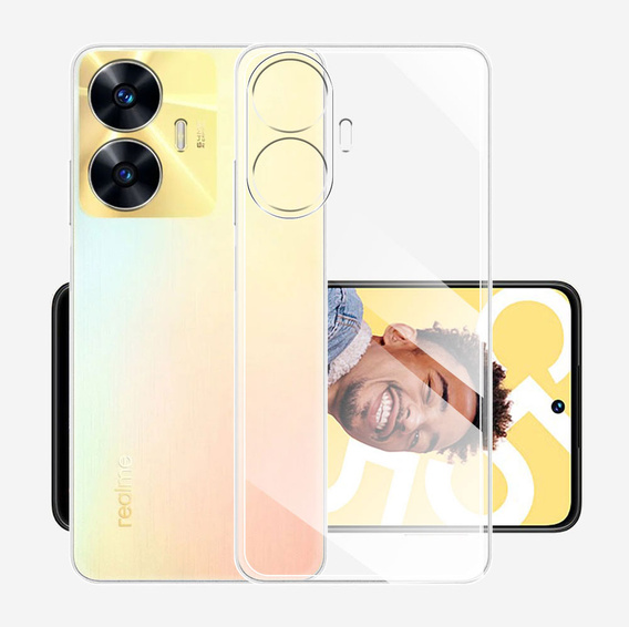 Λεπτή θήκη για Realme C55, Slim, διαφανής