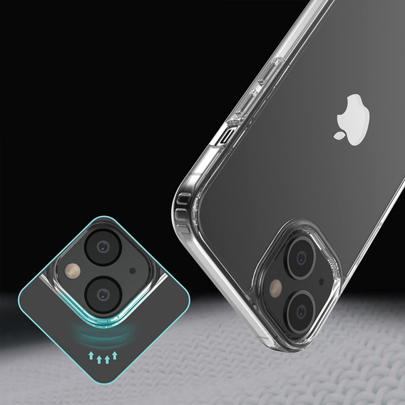 Θήκη για iPhone 14 Plus, Fusion Hybrid, διαφανής