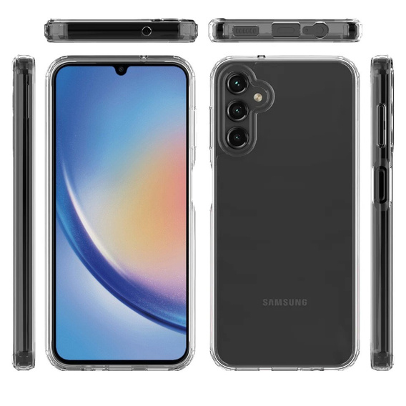 Θήκη για Samsung Galaxy A34 5G, Fusion Hybrid, διαφανής