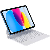 Θήκη πληκτρολογίου για iPad 10.9" 2022 (10 gen.), Magnetic Keyboard Touchpad, λευκή