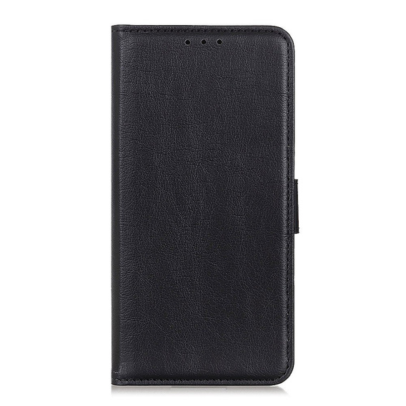 Θήκη για Huawei P40 Lite E, Wallet Litchi Leather, μαύρη