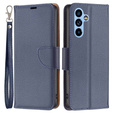 Θήκη με πτερύγιο για Samsung Galaxy A54 5G, Wallet Litchi Magnet, σκούρο μπλε