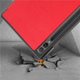 Θήκη για Samsung Galaxy Tab S9 Plus, Smartcase με χώρο για γραφίδα, κόκκινη