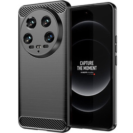 Θήκη για Xiaomi 14 Ultra, Carbon, μαύρη