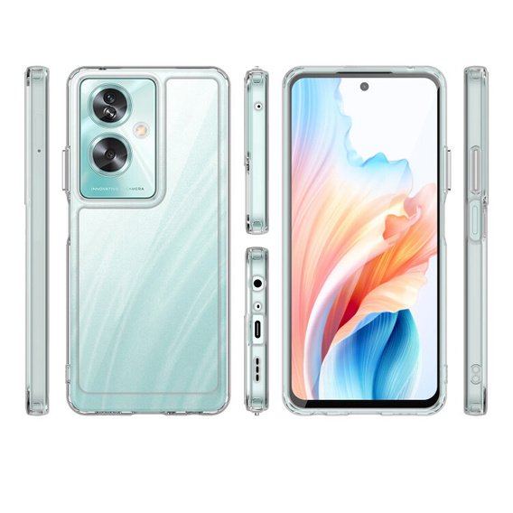 Θήκη για Oppo A79 5G, Fusion Hybrid, διαφανής
