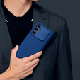 Θήκη για Samsung Galaxy A54 5G, θωρακισμένη Nillkin, CamShield Pro, μπλε
