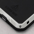 Love Mei Θήκη για iPhone 14, armored with glass, ασημένια