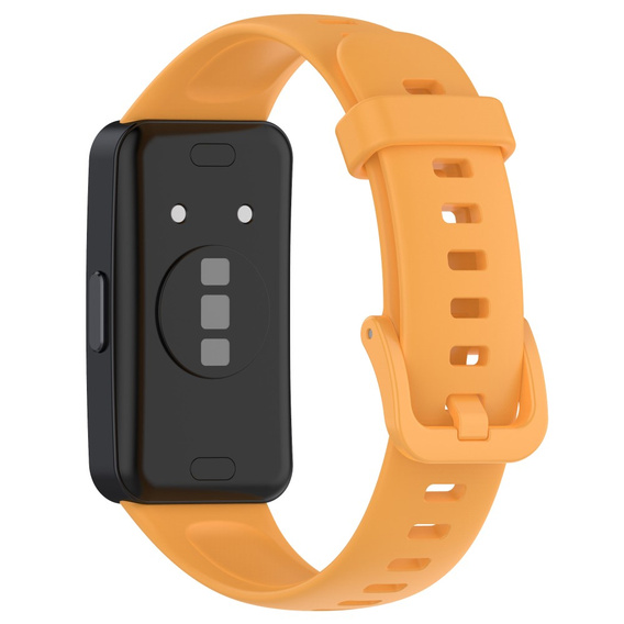Silikonowy Gumowy Pasek do Huawei Band 8, żółty