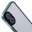 θήκη για το iPhone 16, Magnetic Dual Glass, πράσινη