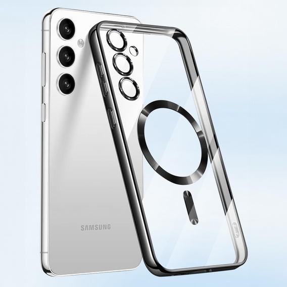 Θήκη για Samsung Galaxy A05s, Electro MagSafe, μαύρη + Γυαλί για την οθόνη