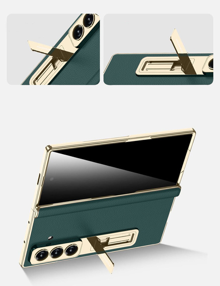 Θήκη GKK με γυαλί και βάση στήριξης για Samsung Galaxy Z Fold7 5G