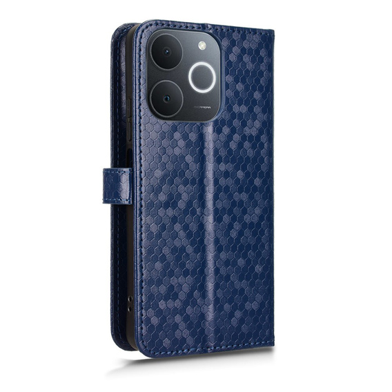 θήκη πτερύγιο για Realme Note 70T 4G, Wallet Rhombus, μπλε