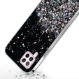 Θήκη για Huawei P40 Lite, Glittery, μαύρη