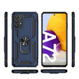 θωρακισμένη θήκη για Samsung Galaxy A72 5G, Nox Case Ring, μπλε