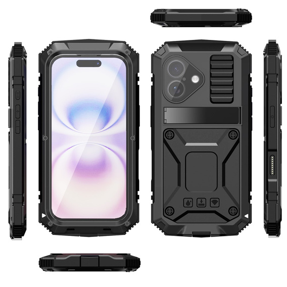 Θήκη R-JUST με βάση και ενσωματωμένο γυαλί για iPhone 17