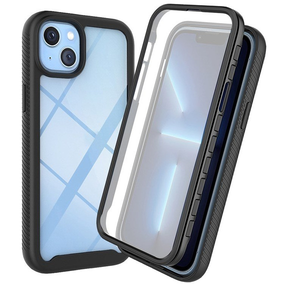 Θήκη για iPhone 14 Plus, Shockproof, με μεμβράνη, μπλε