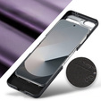 Θήκη για Samsung Galaxy Z Flip7 FE / Z Flip6, CASEME Litchi Leather, μωβ