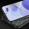 Θήκη για Poco F5 5G, Carbon Gel, μαύρη