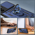 Θήκη για Samsung Galaxy S25 FE, CamShield Slide, μπλε