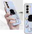 Θήκη για Infinix Hot 50 Pro+ 4G, Astronaut, μπλε