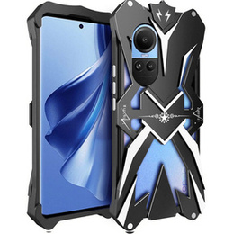 Θωρακισμένη θήκη για Oppo Reno 10 Pro, Aluminum Alloy, μαύρη