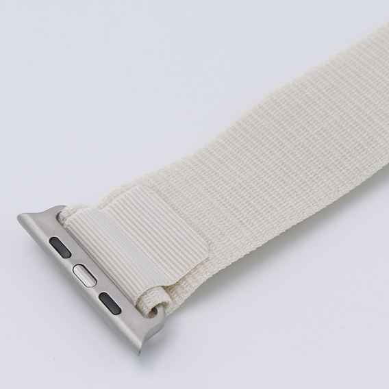 Λουράκι νάιλον για Apple Watch 1/2/3/4/5/6/7/8/SE/ULTRA 42/44/45/49mm, μπεζ