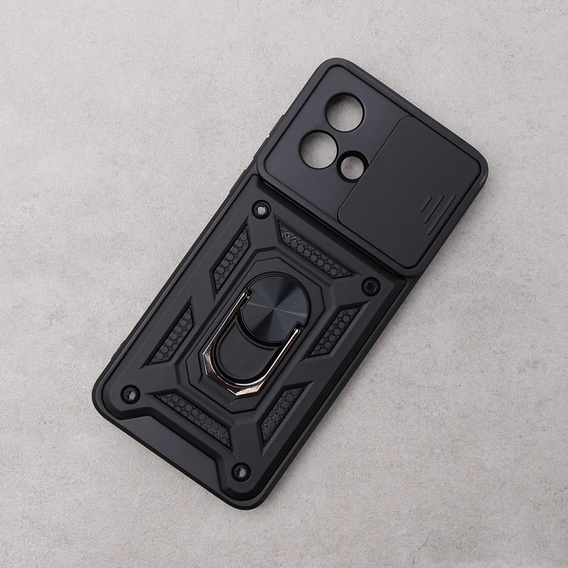 Θήκη για Motorola Moto G84 5G, CamShield Slide, μαύρο